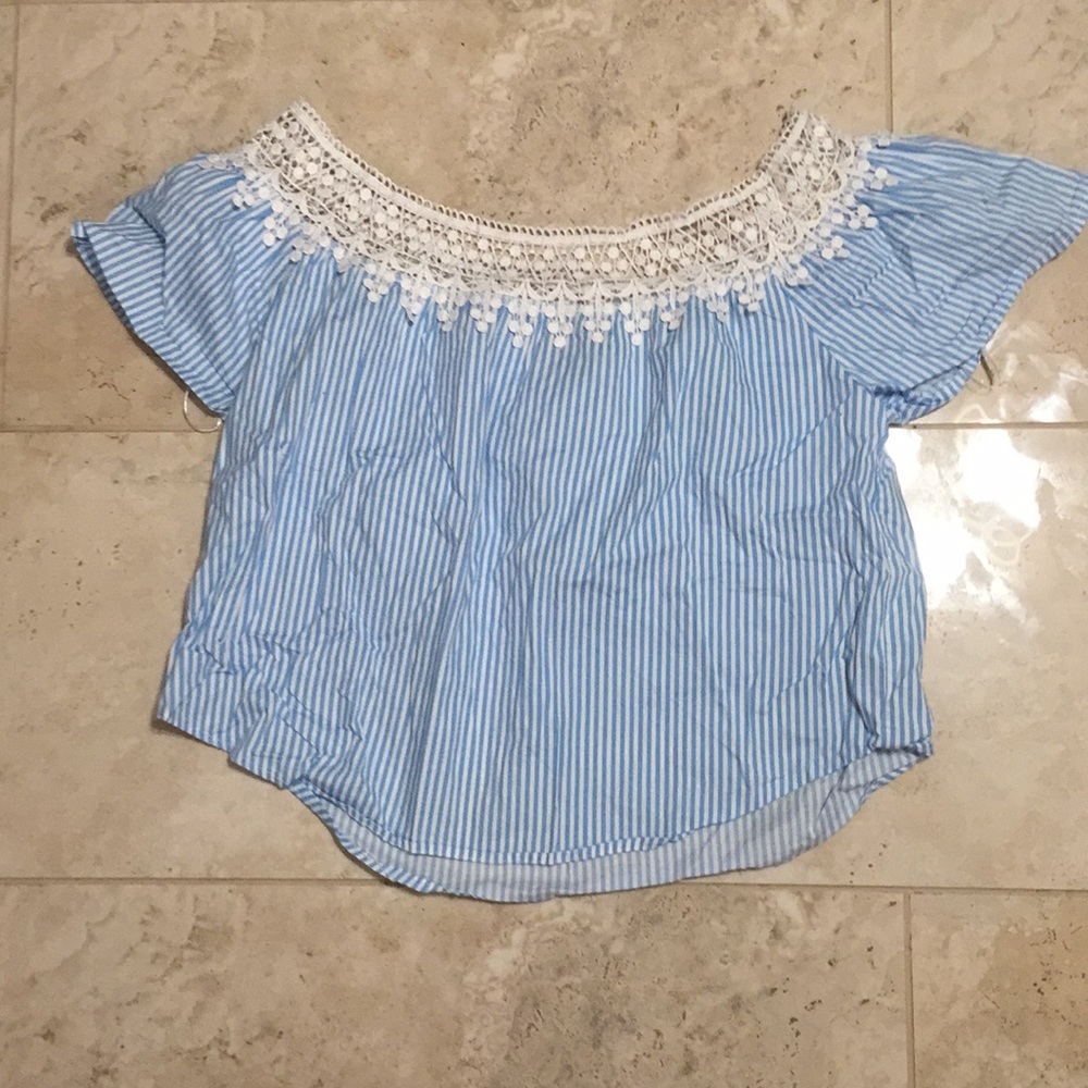 off the shoulder shirt